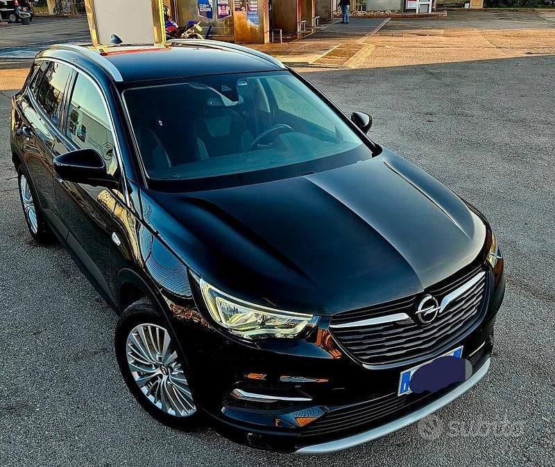 Usata Opel Grandland X 130 CV (95 kW) 2019 Nero SUV