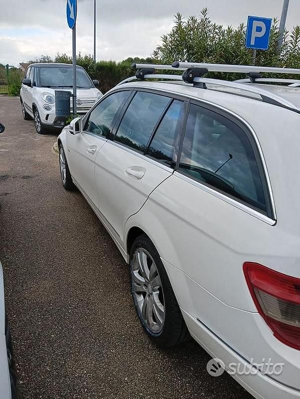 Usata Mercedes C200 Avantgarde 2009 Bianco Station wagon
