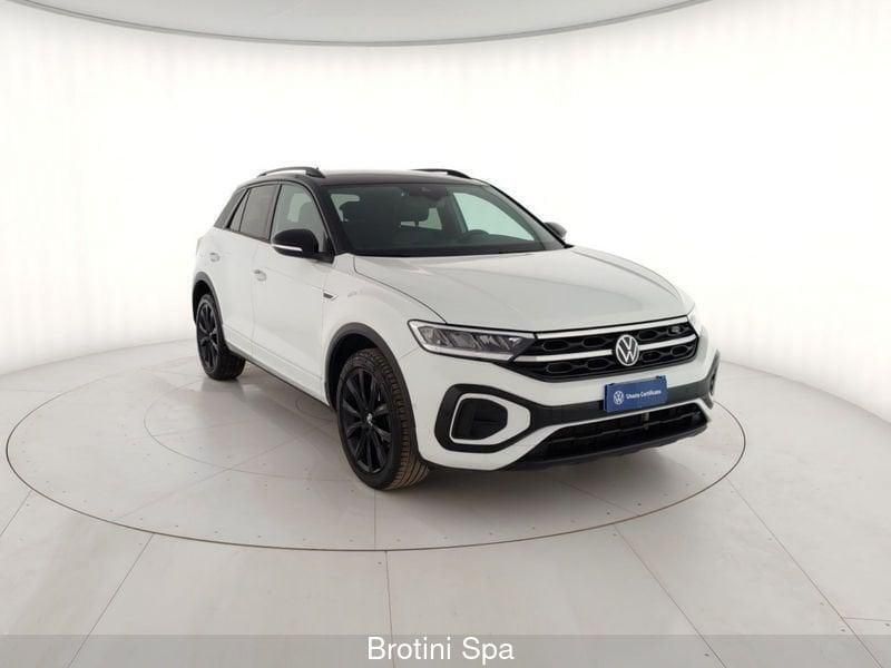Usata VW T-Roc R-line 150 CV (110 kW) 2022 Bianco SUV