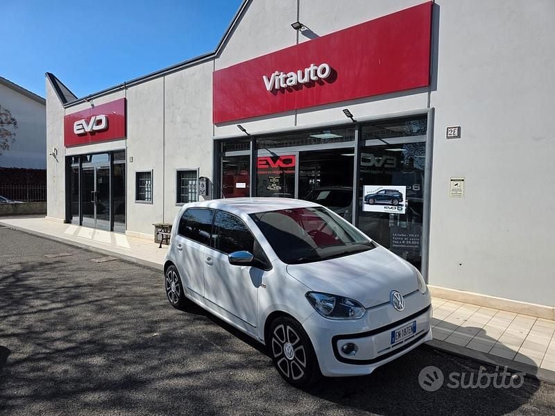 Usata VW up! Highline 75 CV (55 kW) 2012 Bianco Utilitaria