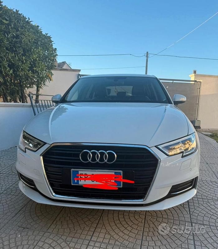 Usata Audi A3 2018 Bianco Berlina