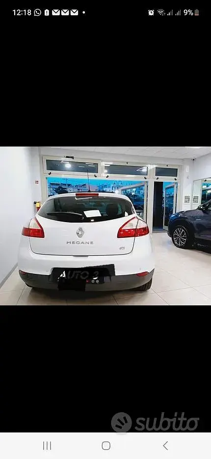 Usata Renault Mégane III 110 CV (80 kW) 2010 Bianco Berlina