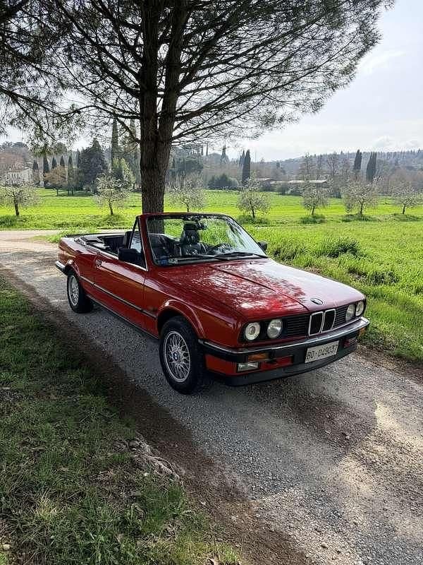 Usata BMW 320 Cabriolet 129 CV (94 kW) 1987 Rosso Cabrio