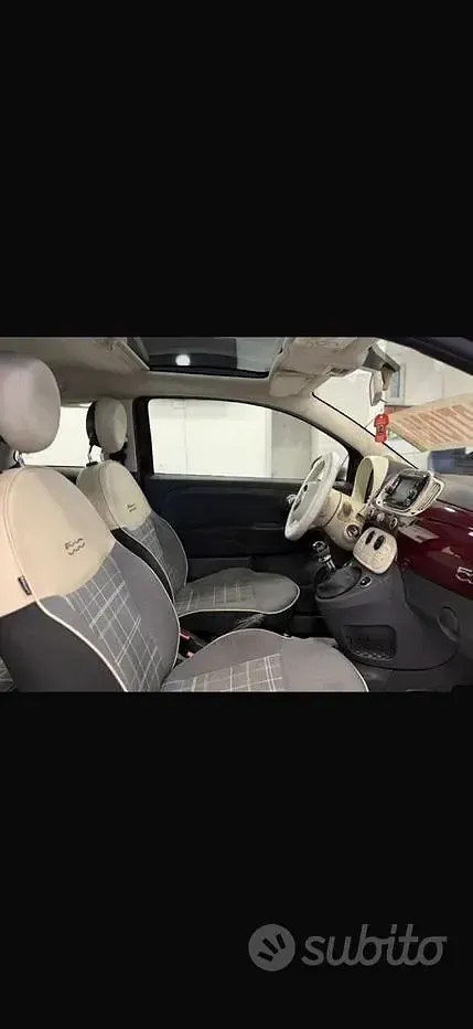 Usata Fiat 500 69 CV (50 kW) 2017 Rosso Berlina
