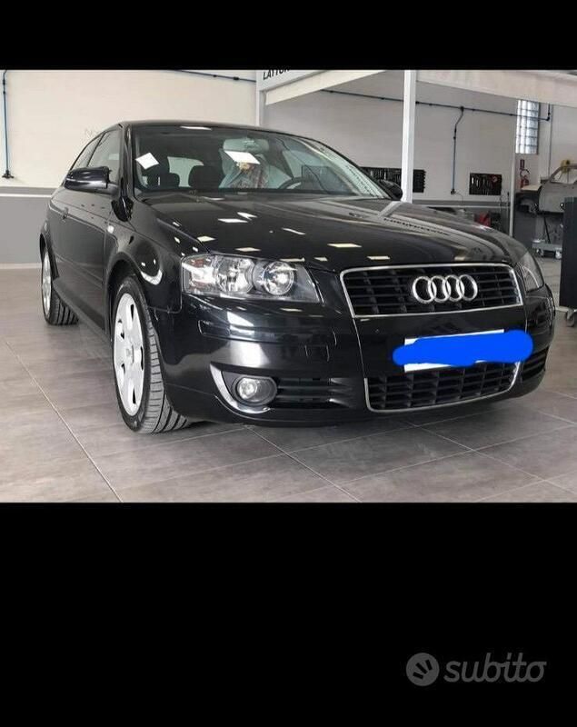 Usata Audi A3 Ambition 105 CV (77 kW) 2005 Nero Berlina