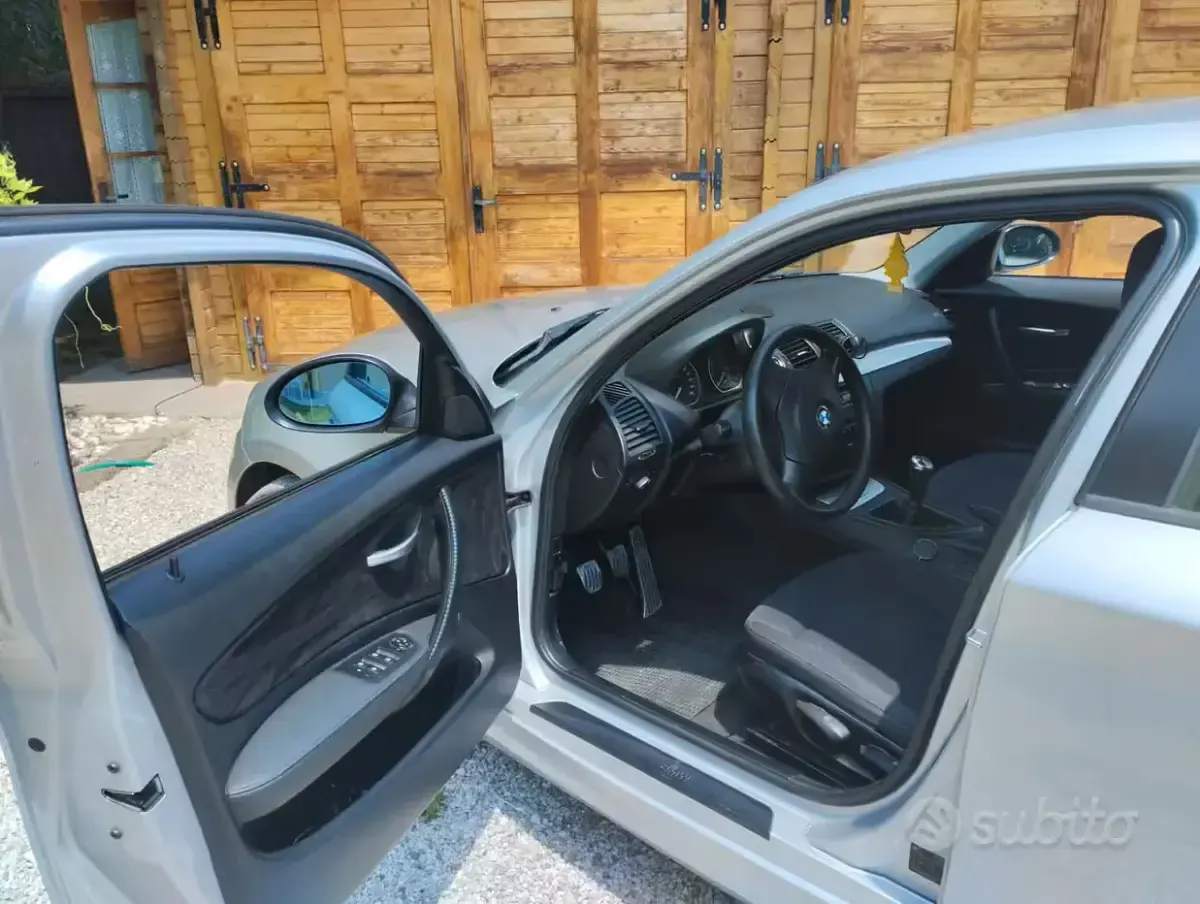 Usata BMW 116 Efficient Dynamics 122 CV (89 kW) 2007 Grigio Utilitaria