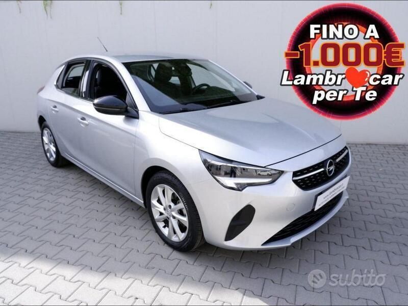 Argento Usata 2022 Opel Corsa Elegance Tre volumi | 16.700 € (Molto cara) - Immagine 1/4