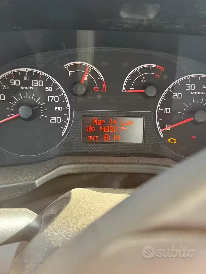 Usata Fiat Doblò 95 CV (69 kW) 2014 Bianco Monovolume