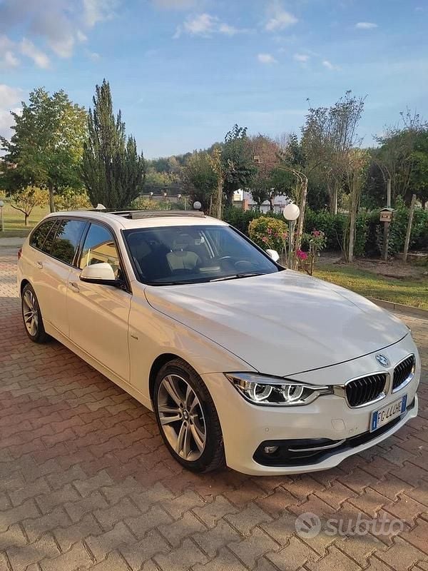 Usata BMW 318 Sport Line 150 CV (110 kW) 2017 Bianco Station wagon