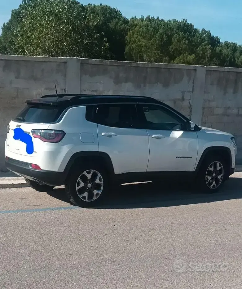 Usata Jeep Compass 140 CV (102 kW) 2018 Bianco SUV
