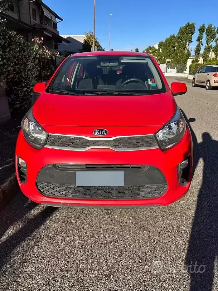 Usata Kia Picanto Urban 65 CV (47 kW) 2020 Rosso Utilitaria
