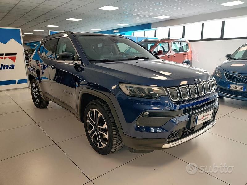 Blu Usata 2021 Jeep Compass Limited SUV | 22.900 € (Cara) - Immagine 1/4