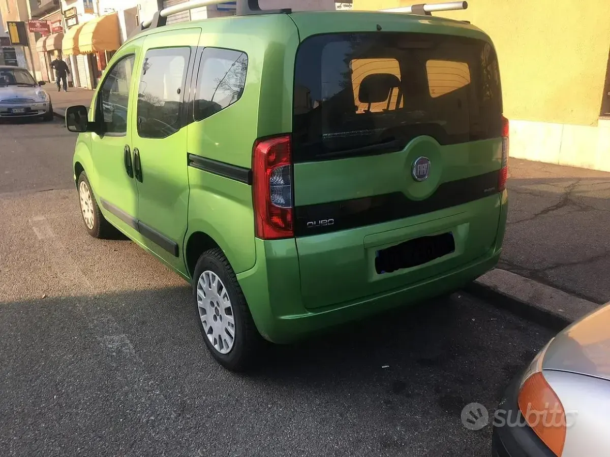 Usata Fiat Qubo Trekking 75 CV (55 kW) 2009 Verde Monovolume