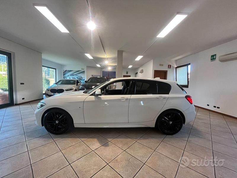 Begagnad BMW 114 M Sport 95 HK (69 kW) 2018 Vit Halvkombi