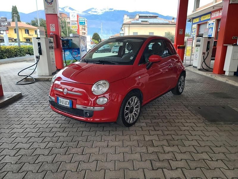 Usata Fiat 500 95 CV (69 kW) 2010 Rosso Cabrio