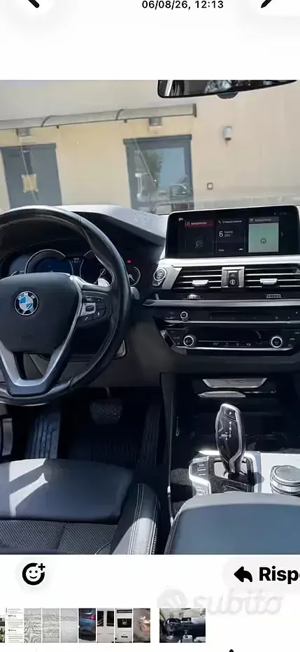Usata BMW X3 Sport Line 190 CV (139 kW) 2019 Nero SUV