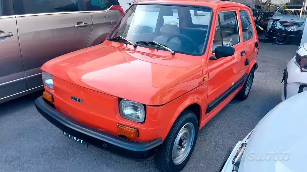 Usata Fiat 126 24 CV (17 kW) 1982 Rosso Utilitaria