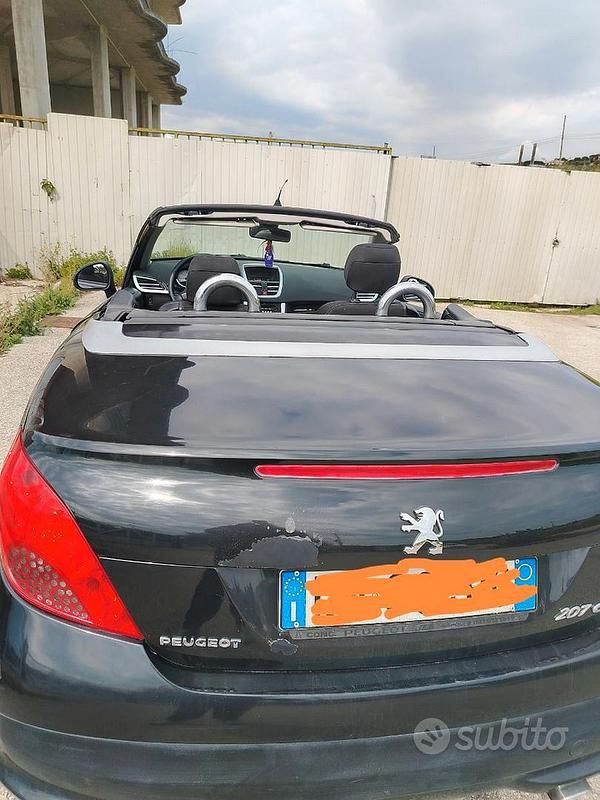 Usata Peugeot 207 2008 Nero Cabrio