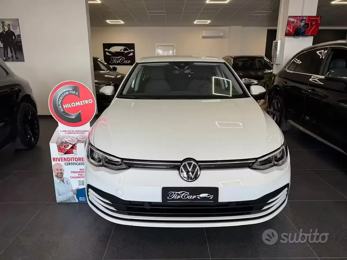 Usata VW Golf VIII Style 116 CV (85 kW) 2021 Bianco Berlina