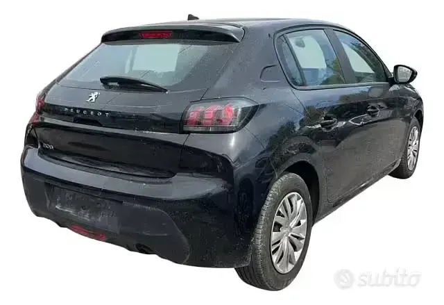 Usata Peugeot 208 Active 75 CV (55 kW) 2021 Nero Utilitaria