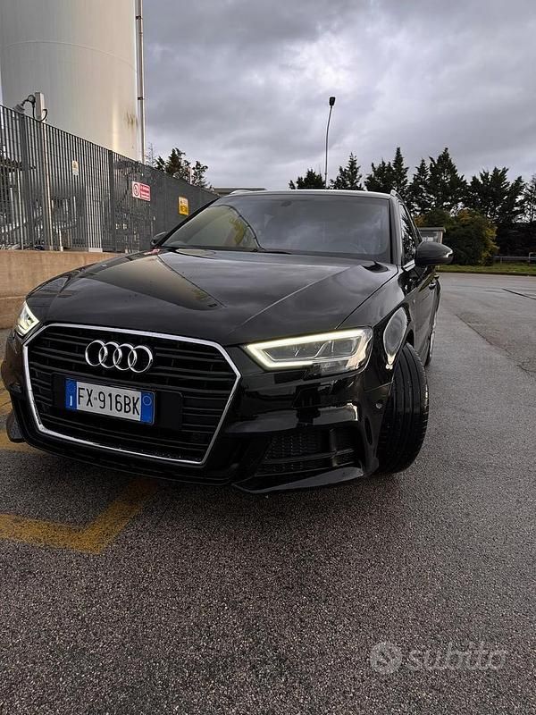 Usata Audi A3 Sport 116 CV (85 kW) 2019 Nero Berlina