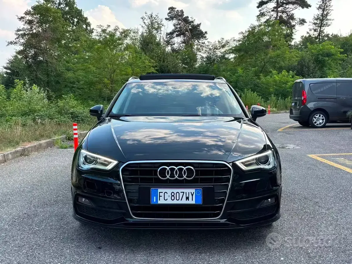 Usata Audi A3 S-Line 110 CV (80 kW) 2016 Nero Berlina