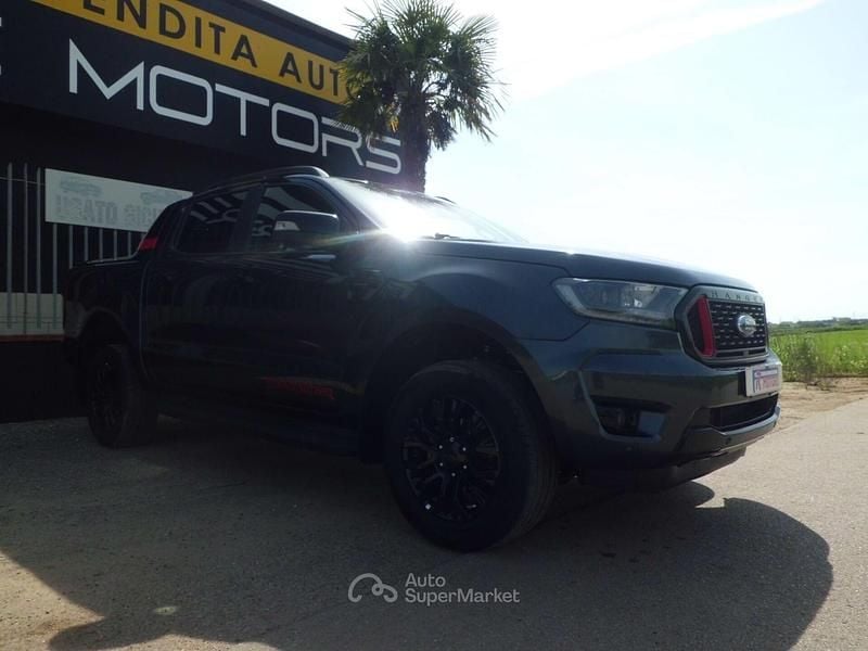 Usata Ford Ranger Wolftrak 213 CV (156 kW) 2021 Nero Pick-up