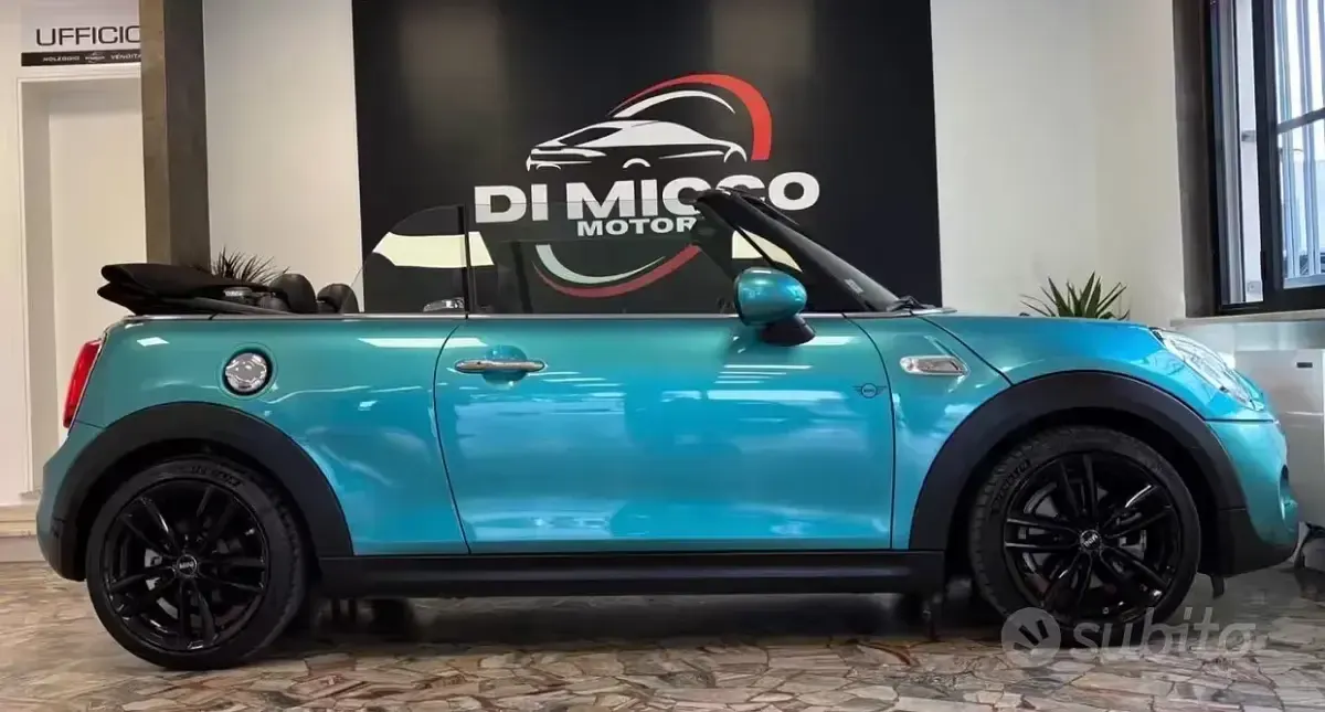 Usata Mini Cooper S Cabriolet 192 CV (141 kW) 2016 Blu Cabrio