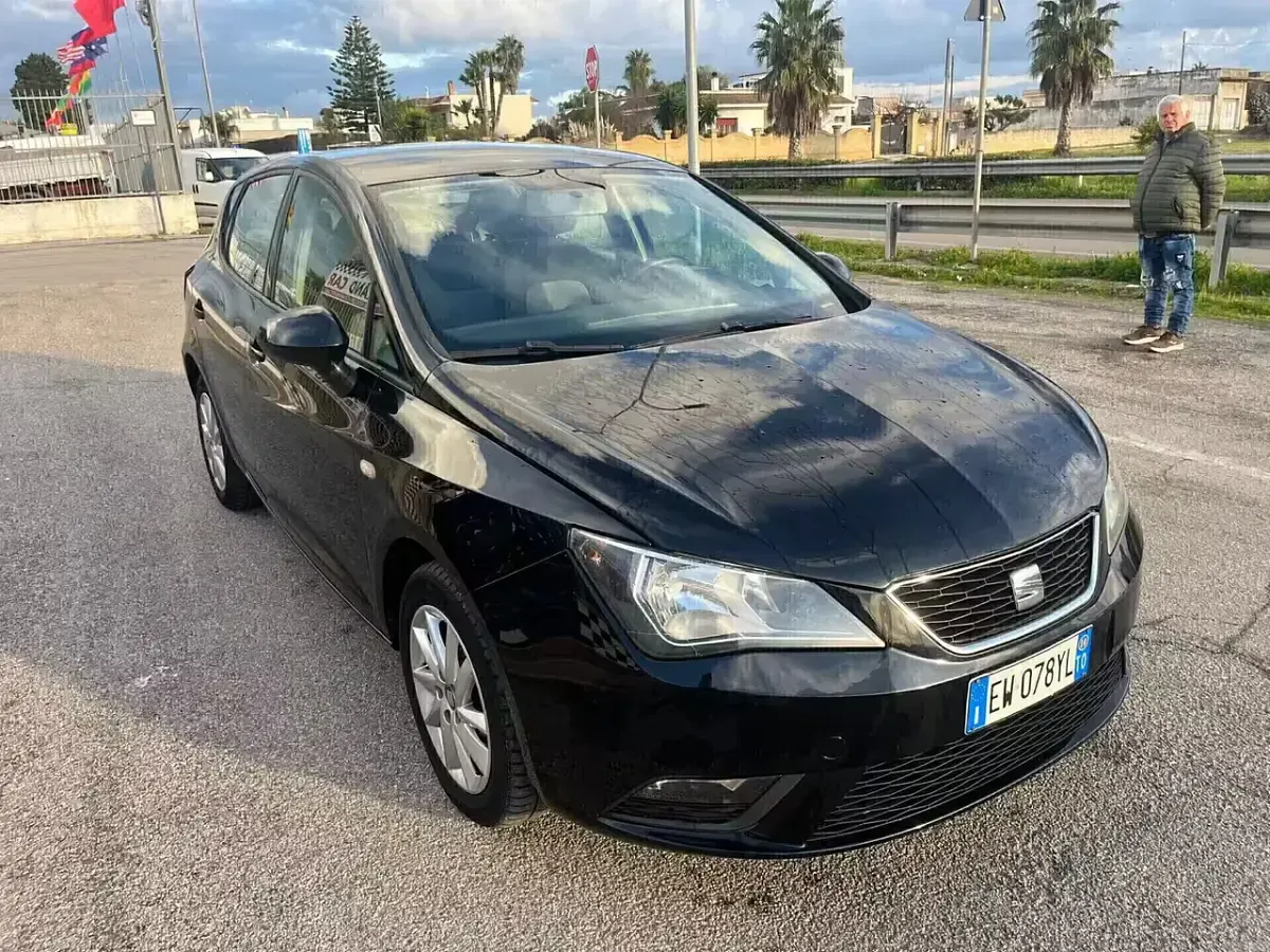 Usata Seat Ibiza Style 74 CV (54 kW) 2014 Nero Berlina