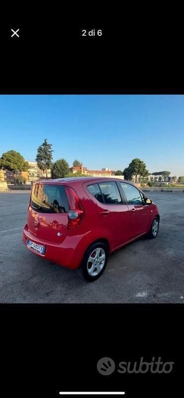 Usata Opel Agila 94 CV (69 kW) 2008 Rosso Utilitaria