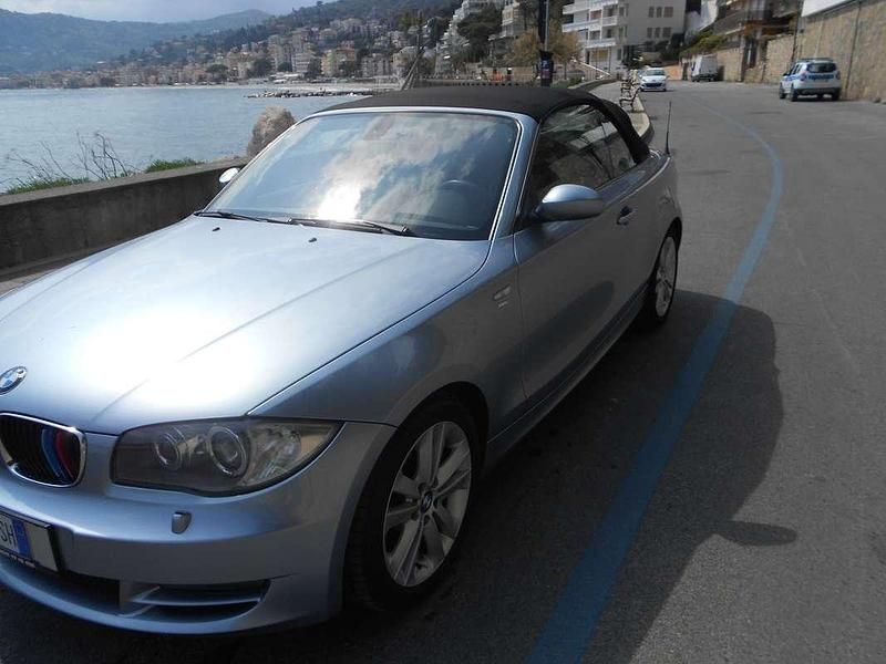 Begagnad BMW 120 Cabriolet Efficient Dynamics 170 HK (125 kW) 2009 Blå Cab