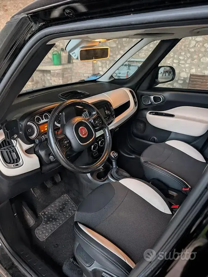Usata Fiat 500L 95 CV (69 kW) 2016 Nero Monovolume