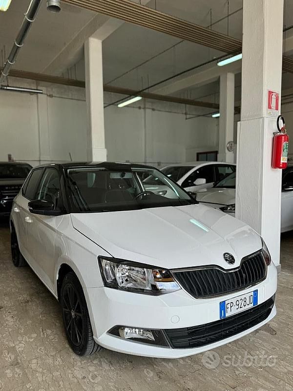 Usata Skoda Fabia 70 CV (51 kW) 2018 Bianco Berlina