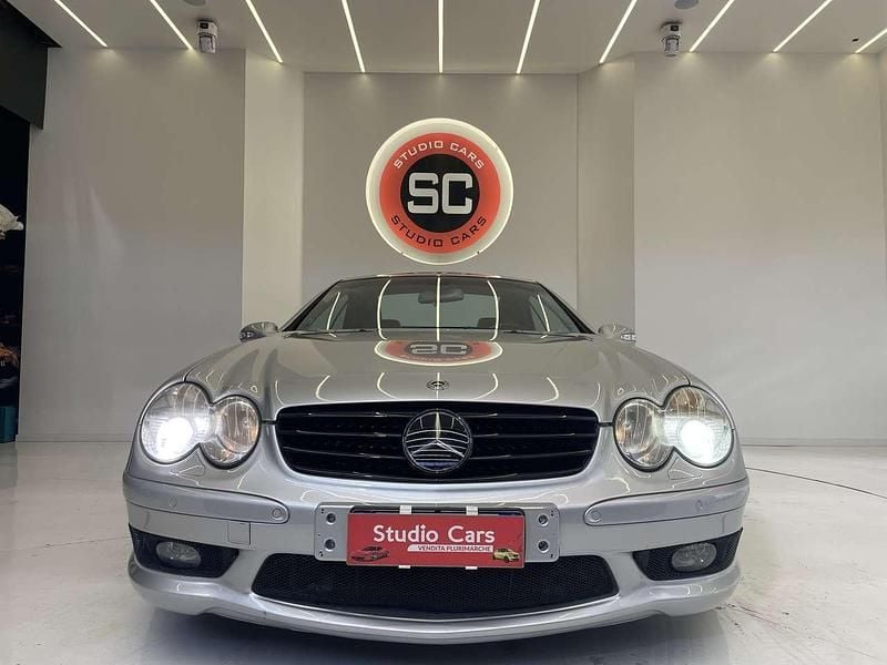 Usata Mercedes SL55 AMG AMG 500 CV (367 kW) 2002 Argento Cabrio