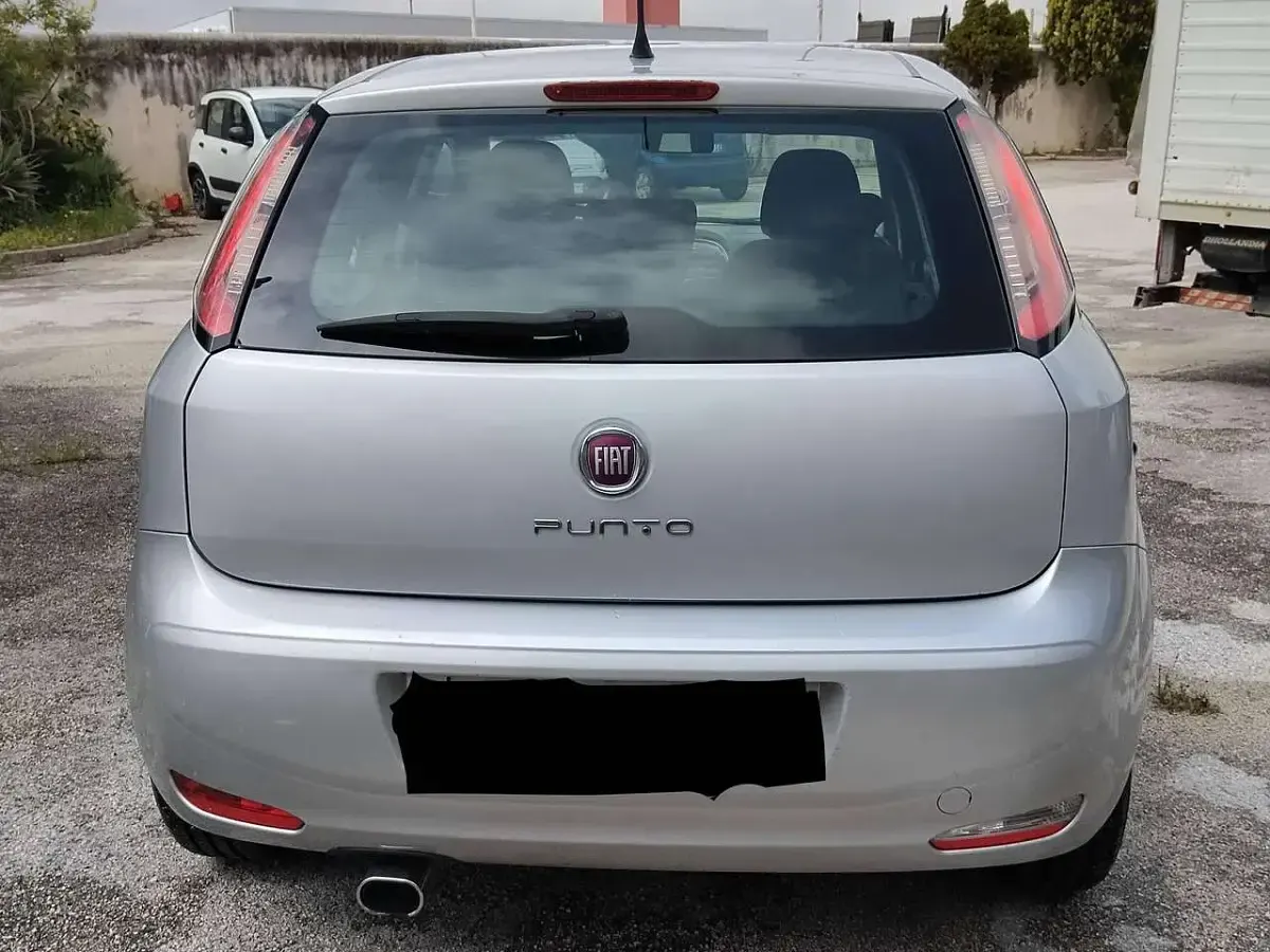Usata Fiat Punto Lounge 75 CV (55 kW) 2013 Argento Utilitaria