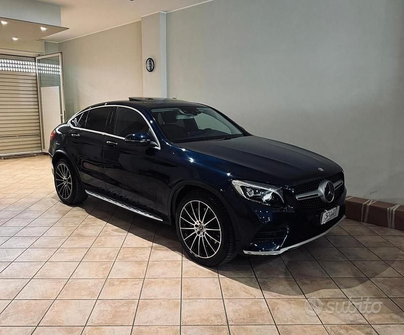 Usata Mercedes GLC220 Premium 170 CV (125 kW) 2017 Blu Coupé