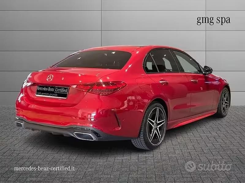 Usata Mercedes C300e Premium 2023 Rosso Berlina