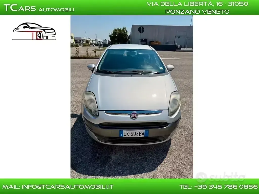 Usata Fiat Punto Evo 95 CV (69 kW) 2011 Argento Utilitaria