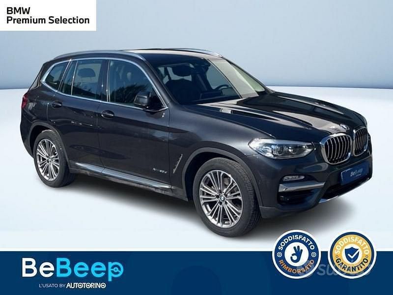 Usata BMW X3 Luxury Line 190 CV (139 kW) 2018 Nero metallizzato SUV