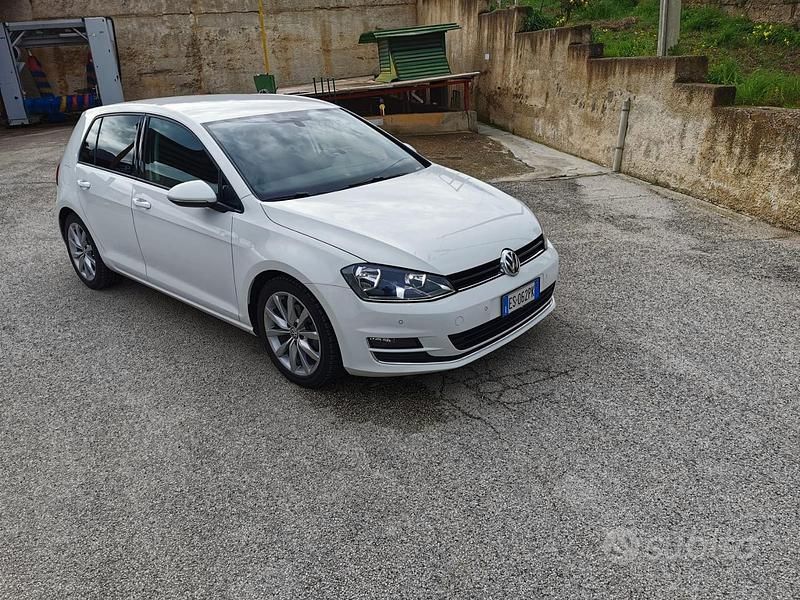 Usata VW Golf VII 150 CV (110 kW) 2013 Bianco Berlina