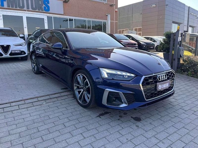 Usata Audi A5 S-Line 204 CV (150 kW) 2022 Blu/azzurro Coupé