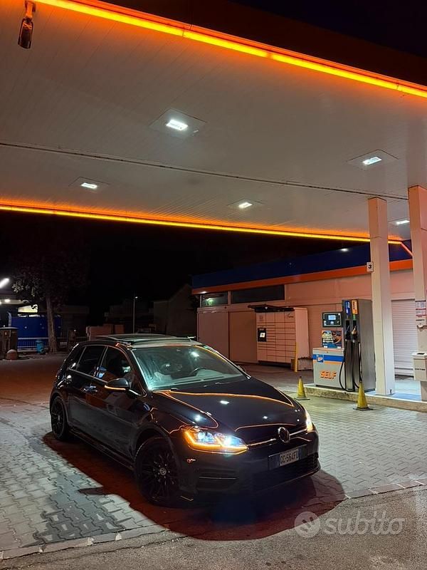 Usata VW Golf VII R-line 245 CV (180 kW) 2019 Nero Berlina
