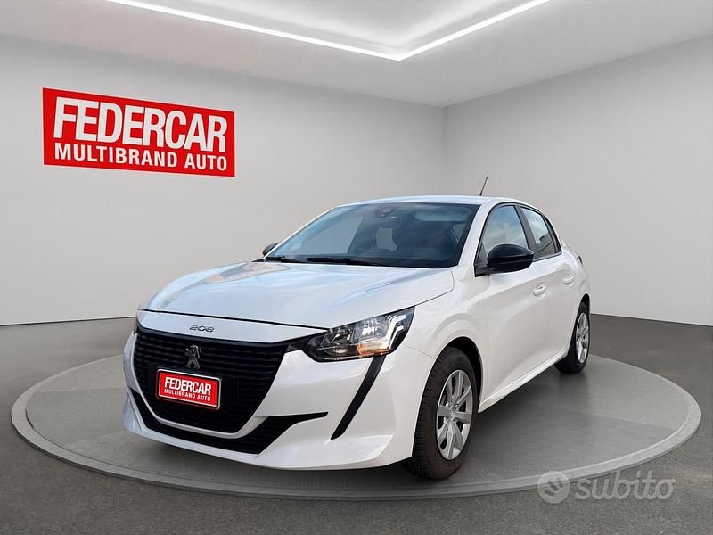 Usata Peugeot 208 Active 102 CV (75 kW) 2021 Bianco Utilitaria