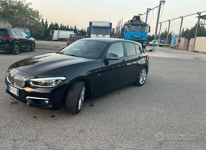 Usata BMW 118 150 CV (110 kW) 2017 Nero Utilitaria