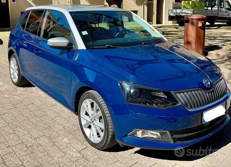 Usata Skoda Fabia 2016 Blu Utilitaria