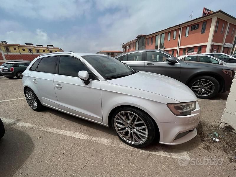 Usata Audi A3 116 CV (85 kW) 2017 Bianco Berlina