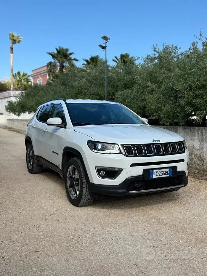 Usata Jeep Compass Limited 140 CV (102 kW) 2019 Bianco SUV
