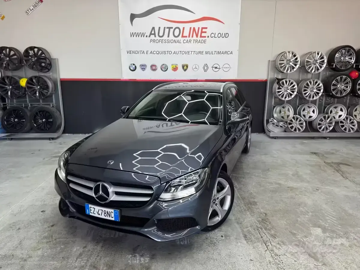 Begagnad Mercedes C180 116 HK (85 kW) 2015 Grå Kombi