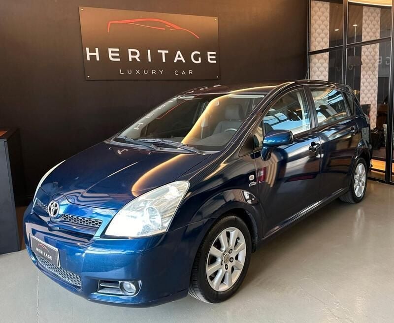 Usata Toyota Corolla Verso Sol 116 CV (85 kW) 2004 Blu Monovolume