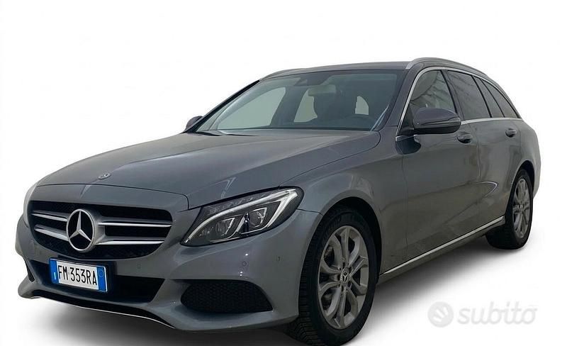 Usata Mercedes C200 136 CV (100 kW) 2017 Grigio Station wagon